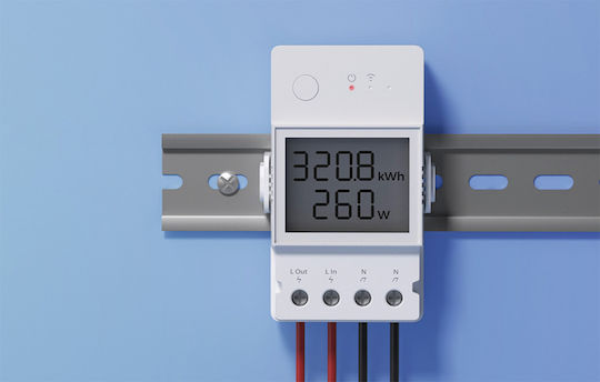 Sonoff POW Elite R3 Κιλοβατοωρόμετρο Ηλεκτρολογικού Πίνακα Αναλογικό Μονοφασικό POWR320D