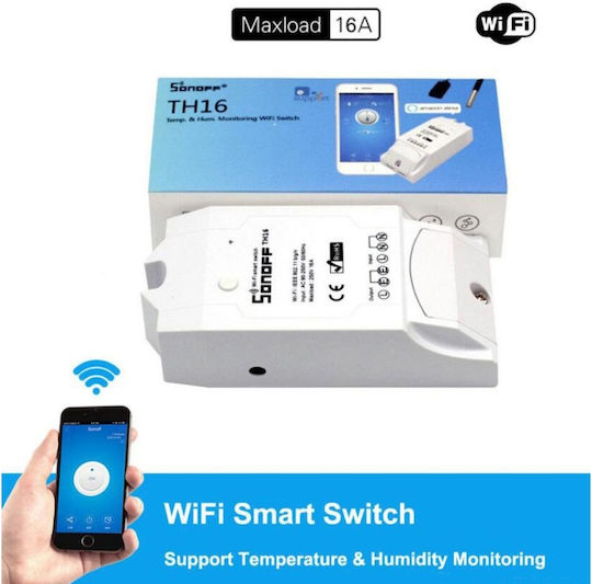 Sonoff TH16 Smart Întrerupător Intermediar Wi-Fi