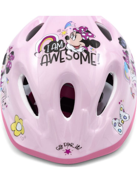 Seven Minnie Kids' Helmet for City Bike Pink