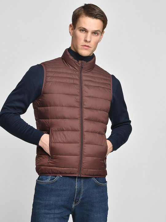 Puffer γιλέκο modern fit Winfield Κόκκινο POLYAMID ΜΟΝΟΧΡΩΜΟ ALL DAY,CASUAL,SPORT