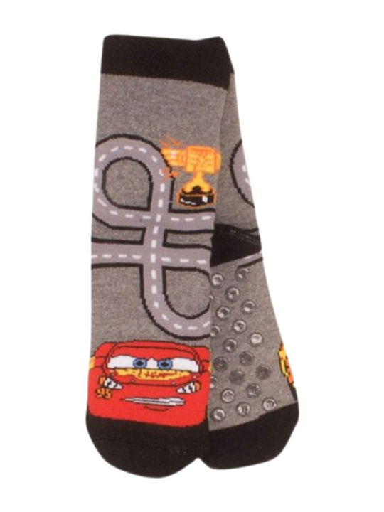 Disney Non-slip Kids' Ankle Socks Cars Multicolored 3 Pairs