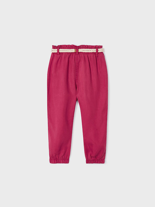 Mayoral Girls Fabric Trouser Fuchsia