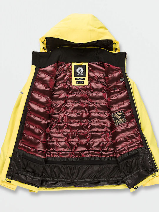 Volcom Quad Angle 2L Tds Men's Ski & Snowboard Jacket Citrus G0452305-CTR