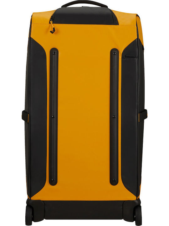 Samsonite Ecodiver Μεγάλη Βαλίτσα Ταξιδίου Υφασμάτινη Κίτρινη με 2 Ρόδες Ύψους 79εκ.