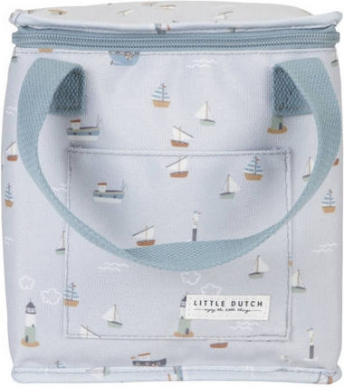 Little Dutch Sailors Bay Σχολικό Ισοθερμικό Τσαντάκι Φαγητού Χειρός 4lt Μπλε 20x12x21.5εκ.
