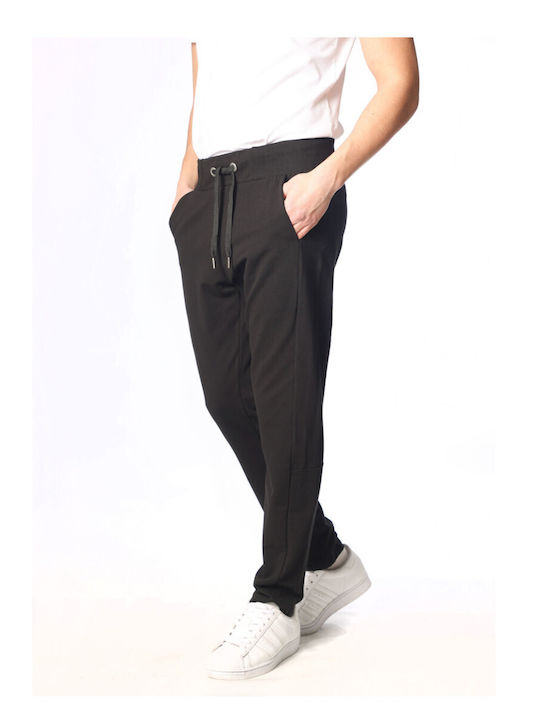 Paco & Co Men's Sweatpants with Rubber Black