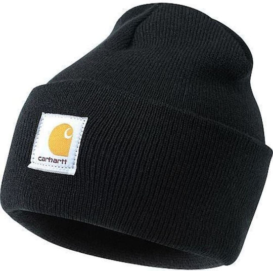 Beanie Căciulă Pentru Bărbați cu Tip De Tricotat Coastă în Culoare Neagră