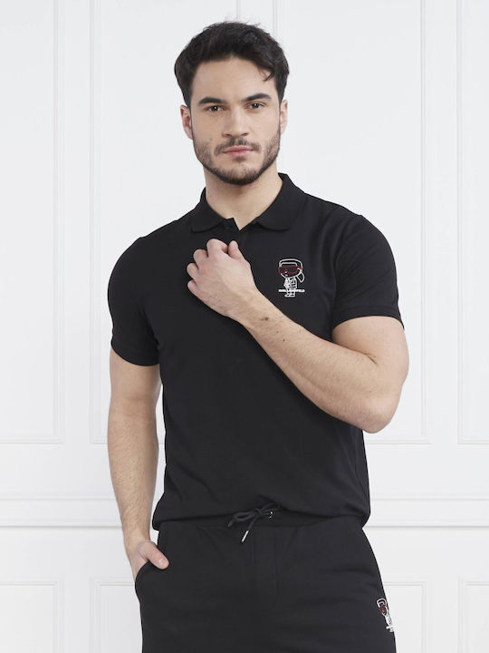 Karl Lagerfeld Polo Schwarz