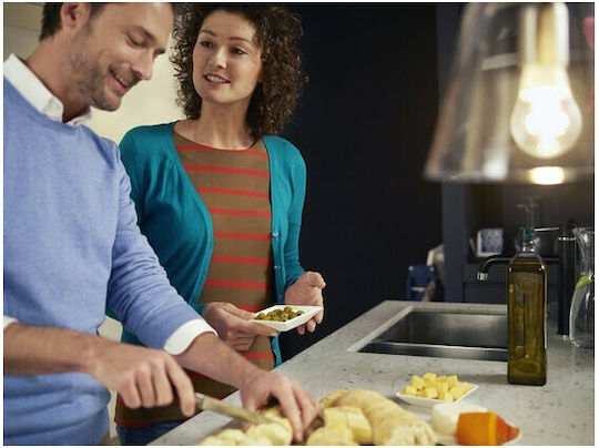 Philips Corepro Λάμπα LED 11W για Ντουί E27 και Σχήμα A60 Θερμό Λευκό 1055lm