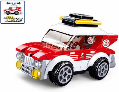 Sluban Plastic Building Blocks Rally Car for 6+ years 88pcs