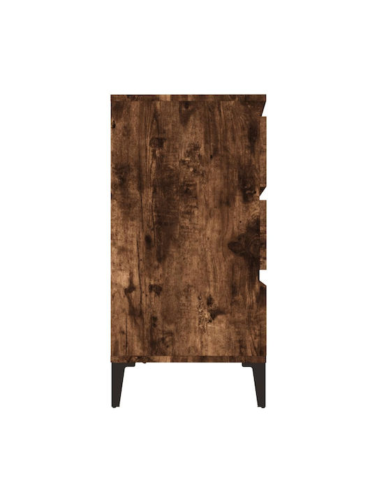 Wooden Chest of Drawers with 3 Drawers 60x35x70cm
