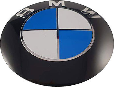 Car Brand Logo Bonnet BMW Original Look Blue-White Logo 8.2mm