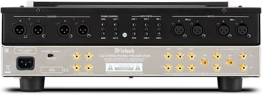 McIntosh C22 Λαμπάτος Προενισχυτής Hi-Fi Stereo 17590 Μαύρος