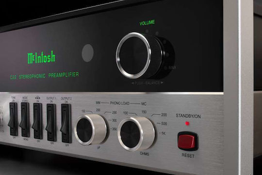 McIntosh C22 Λαμπάτος Προενισχυτής Hi-Fi Stereo 17590 Μαύρος