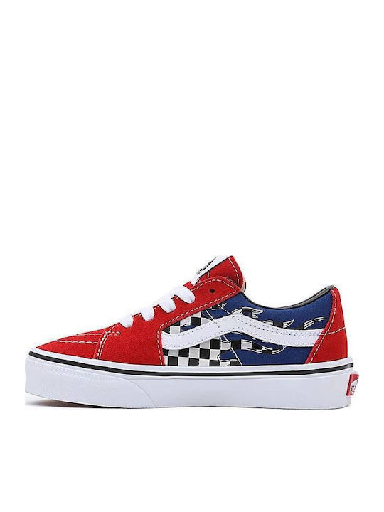 Reflect Check SK8 Kids Sneakers Red