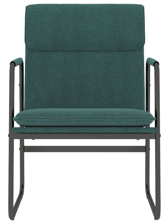 Visitor Armchair Σκούρο Πράσινο 55x64x80cm
