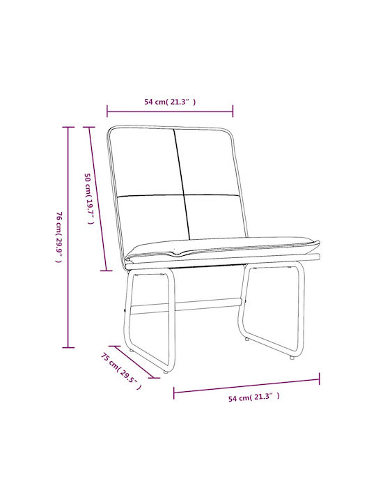 Sessel Black 54x75x76cm 1Stück