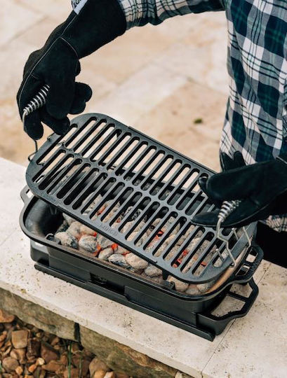 Lodge Mantemenia Portable Charcoal Grill 42.5cmx22.8cm