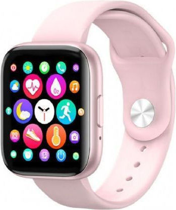 T99 Smartwatch με Παλμογράφο (Ροζ)