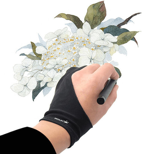 Huion Drawing Glove Glove for Graphic Tablet Cura CR-01 1 Pc Black