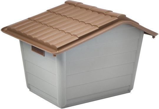 MP Bergamo Cuccia Sprint Eco Hundehaus Kunststoff Außenbereich Gray 60x50x41cm