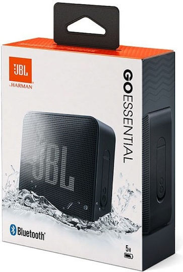 JBL Go Essential Αδιάβροχο Ηχείο Bluetooth 3.1W με Διάρκεια Μπαταρίας έως 5 ώρες Μαύρο