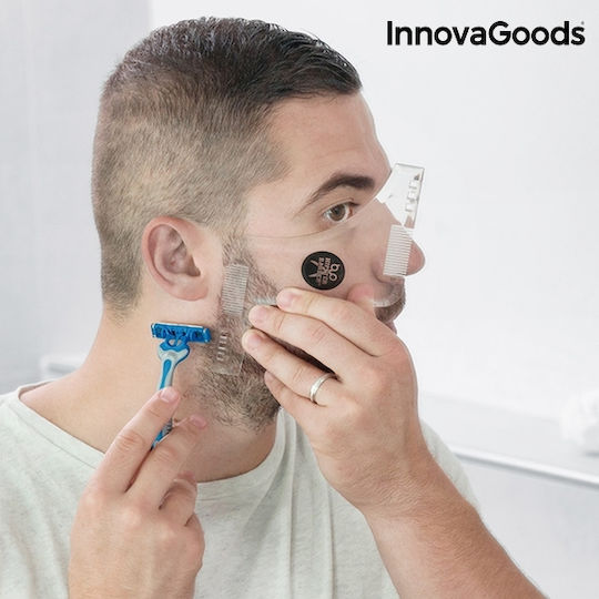 InnovaGoods Pieptene de Îngrijire pentru Bărbie Plastic Hipster Moldură pentru barbă 17cm