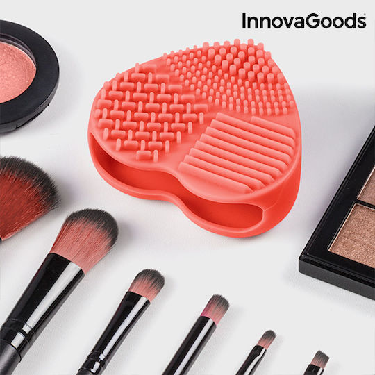 InnovaGoods Επιφάνεια Καθαρισμού Πινέλων Κόκκινη Heart