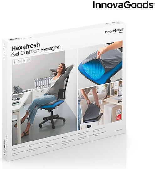 InnovaGoods Hexafresh Μαξιλάρι Καθίσματος 39x37x3cm σε Γκρι χρώμα V0103199