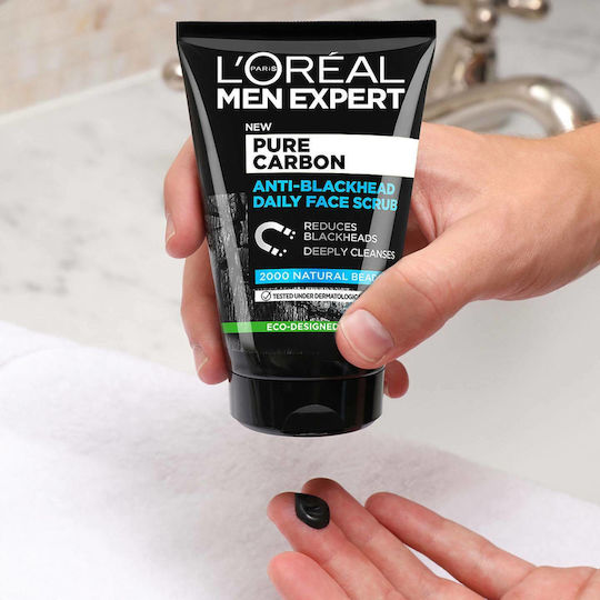 L'Oreal Paris Men Expert Pure Charcoal Κρέμα για Scrub Προσώπου 100ml