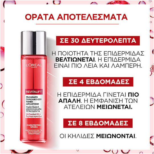 L'Oreal Paris Revitalift Classic Υγρό Τόνωσης Προσώπου με Πανθενόλη 180ml