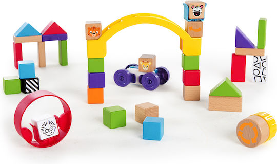 Hape Curious Creator Kit Wooden Building Blocks for 12 Plus Years 40 Pieces