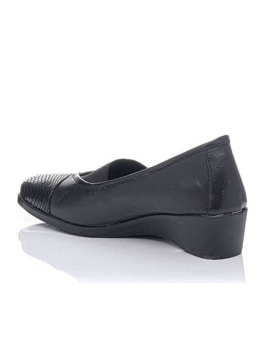 Slip-On-uri Pentru Femei Anatomici De Piele Negre