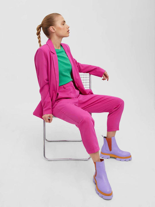 Vero Moda Lang Damen Blazer Fuchsie