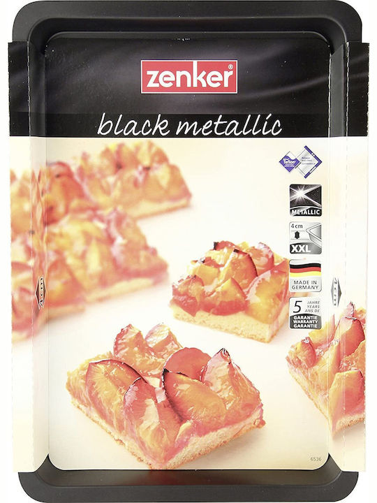 Zenker Ταψί Τάρτας Aντικολλητικό black metallic 42x29cm