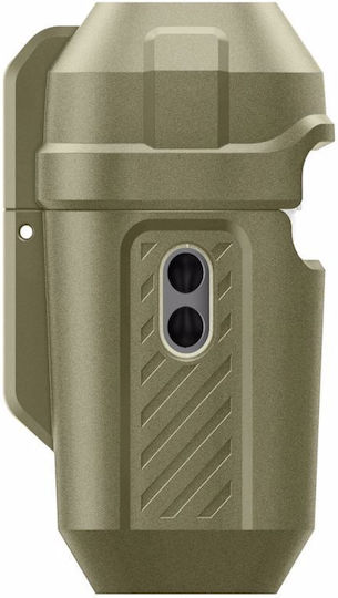 Spigen ACS05911 Plastic Case with Keychain Vintage Khaki for Apple AirPods Pro