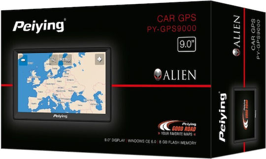 Peiying 8.8" Display GPS Device Alien with USB and Card Slot