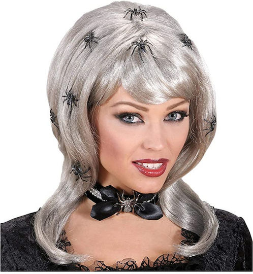 Αποκριάτικη Περούκα Ίσια Γκρι για Halloween