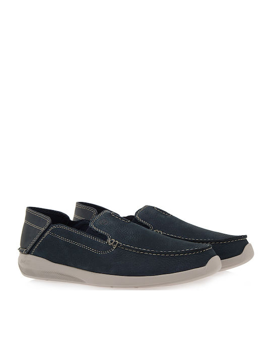 Men's Leather Loafers Blue