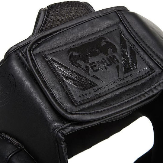 Venum Challenger 2.0 Adult Full Face Boxing Headgear Synthetic Leather Black