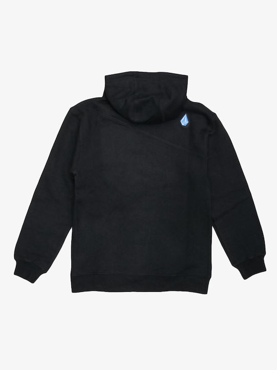 Volcom Kids Sweatshirt with Hood and Pocket Black