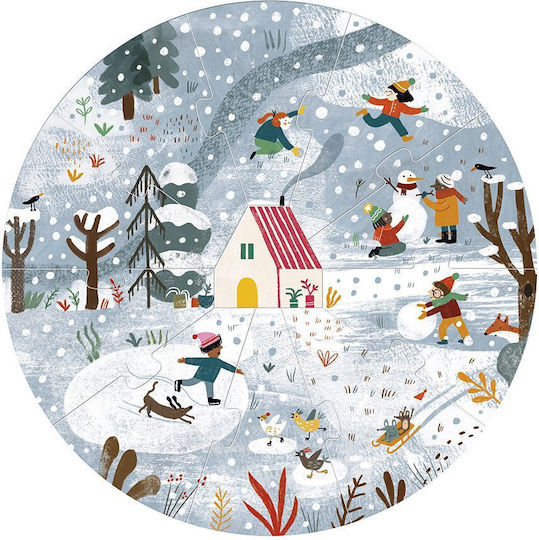 Holz Kinderpuzzle A Home for Nature 4 Layer Seasons für 5+ Jahre+ Jahre 10pcs Londji