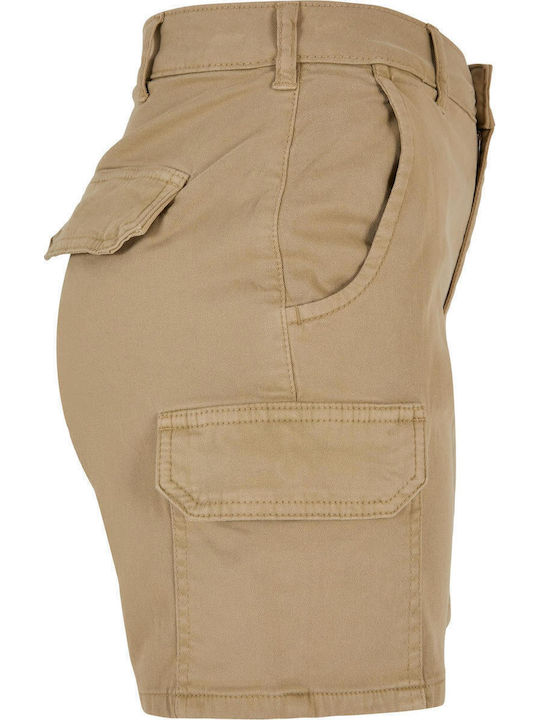 TB3431 Women's High-waisted Shorts Beige