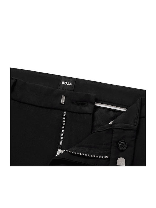 Kaito1_t Trousers Chino Elastic in Slim Fit Black