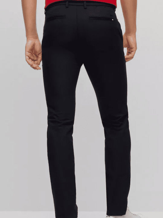 Kaito1_t Trousers Chino Elastic in Slim Fit Black