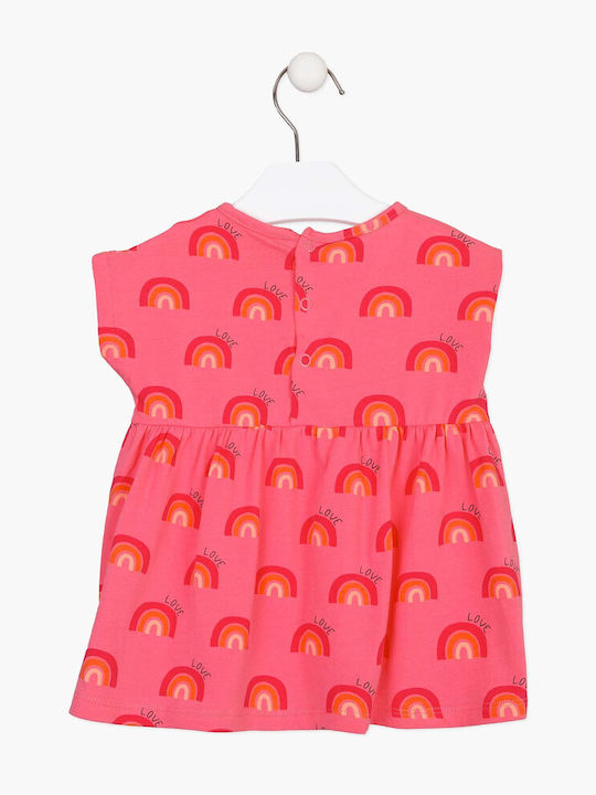 Losan Kids Dress Sleeveless Pink