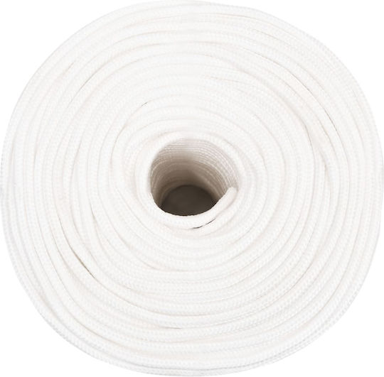 vidaXL Rope Knitted 8mm White