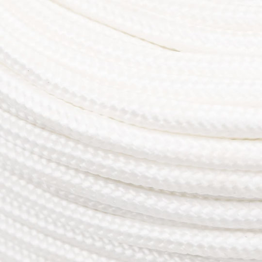 vidaXL Rope Knitted 8mm White