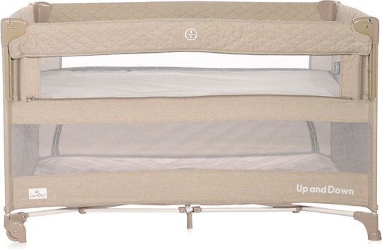 Lorelli Up & Down Flying Friends Playpen 2 Levels Beige 125x65cm