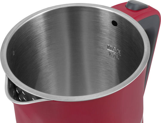 Rohnson Safe Touch Електрическа Кана 1.7л 2200W Червена